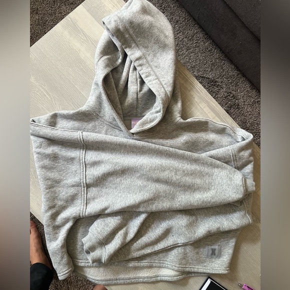 Grey Savage X Fenty Cropped Hoodie - Picture 5 of 10